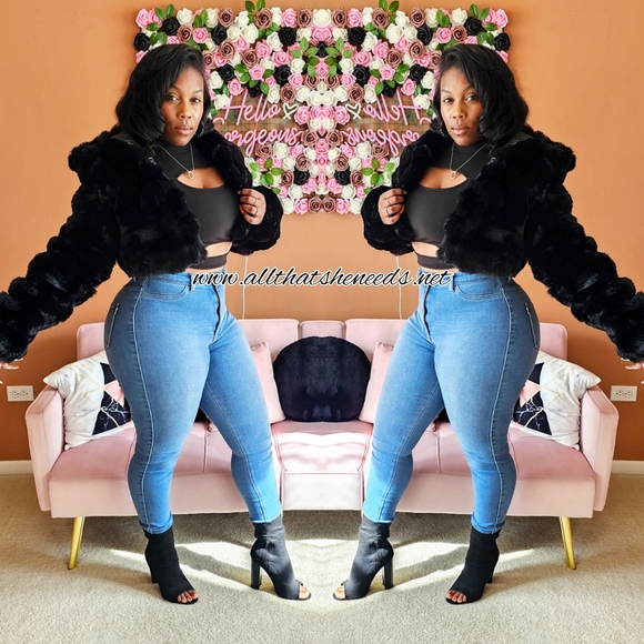 Aspen Faux Fur Jacket - Picture 2 of 4